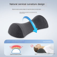 Memory Foam Neck Pillow for Sleep and Spinal Support