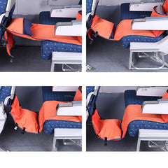 Travel Comfort Set: Inflatable Footrest & Neck Pillow