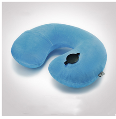 Inflatable U-Shaped Travel Neck Pillow for Comfort