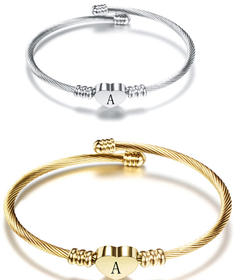 Stainless Steel Braided Bracelets for Mother's Day