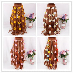 Bohemian Daisy Flower Headband and Hair Accessory