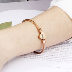 Stainless Steel Braided Bracelets for Mother's Day