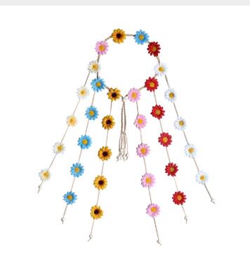 Bohemian Daisy Flower Headband and Hair Accessory