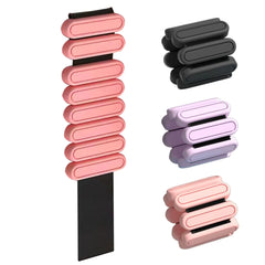 GLEAP Wearable Ankle & Wrist Weights for Women - 2LB Silicone Pilates Bracelet Weights Set of 2(1LB Each) Adjustable Arm & Leg Weights for Pilates Yoga Walking Gym Dance
