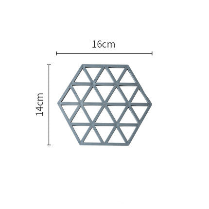 Nordic High-Temperature Hexagonal Table Mats (Set)