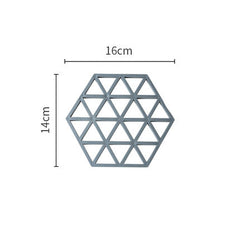 Nordic High-Temperature Hexagonal Table Mats (Set)