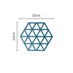 Nordic High-Temperature Hexagonal Table Mats (Set)