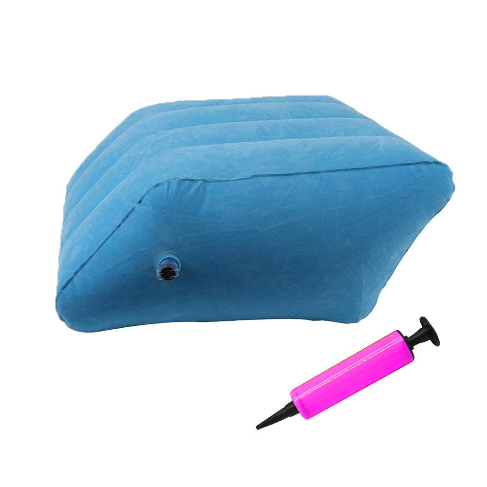 2-in-1 Portable Inflatable Leg and Knee Wedge Pillow