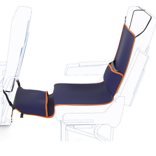 Travel Comfort Set: Inflatable Footrest & Neck Pillow