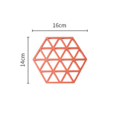 Nordic High-Temperature Hexagonal Table Mats (Set)
