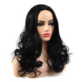 Long Curly Wavy Wig for Women with Middle Part
