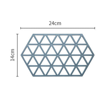 Nordic High-Temperature Hexagonal Table Mats (Set)