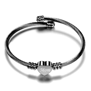Stainless Steel Braided Bracelets for Mother's Day
