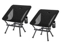DRAXDOG Camping Chair Patented for Invention Backpack Compact Portable Folding Chair Outdoor Camp Lawn Beach Chair with Side Pocket Lightweight Hiking Chair Support 330LBS 003 (Ink 2 Pack)