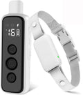 Bousnic Shock Collar for Dogs - Waterproof Rechargeable Dog Electric Training Collar with Remote for Small Medium Large Dogs with Beep Vibration Safe Shock Modes (8-120 Lbs) (Grey)