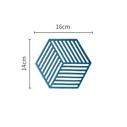 Nordic High-Temperature Hexagonal Table Mats (Set)