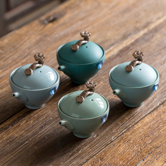 Portable Travel Tea Set with Custom Logo Support