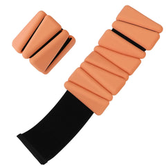 Wrist Weights Set of 2(2Lbs Each) Adjustable Silicone Workout Weights for Women and Men Wearable Ankle/Wrist Weights Suitable for Yoga Dance Pilates Pool Exercises and Jogging (Pink 4lb)