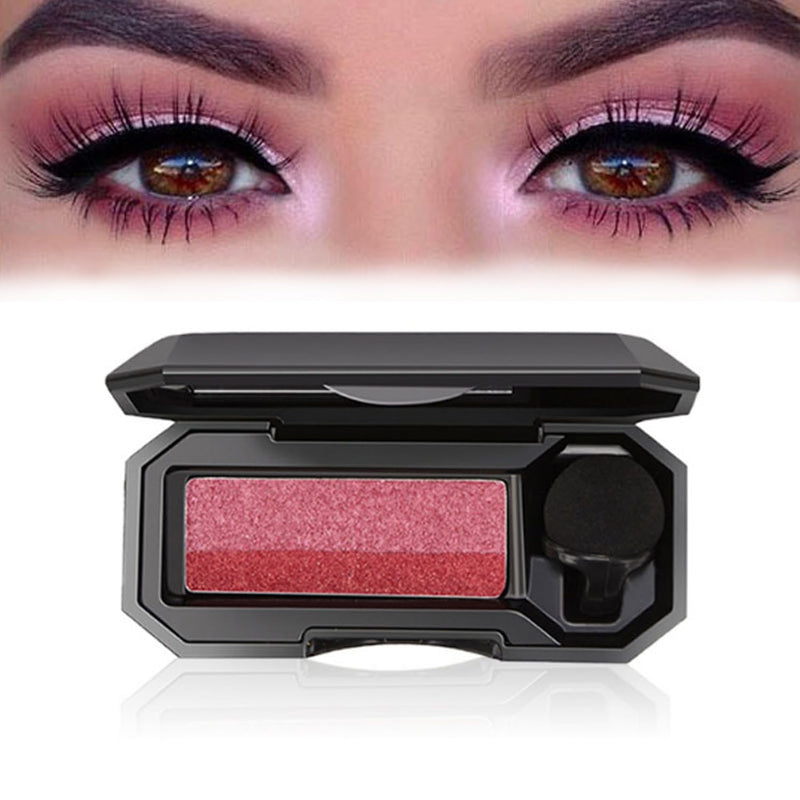 firstfly Perfect Dual Tone Eyeshadow Waterproof Glitters Eye Shadow Plate Two Tone Eyeshadow Long Lasting High Pigmented Eye Makeup (03)