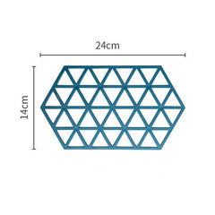 Nordic High-Temperature Hexagonal Table Mats (Set)