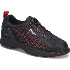 Dexter Mens Modern Bowling Shoes Black/Red 11 US