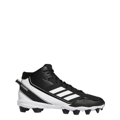 adidas Icon 7 Mid MD Cleats Mens Black Size 12