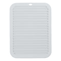 Large Silicone Heat Resistant Mat 12"x 9" Professional Heat Mat for Curling Iron Hair Strainghtener and Styling Tool Appliances Flat Iron Mat Travel Silicone Mat for Hair Dryer Salon Tools Gray