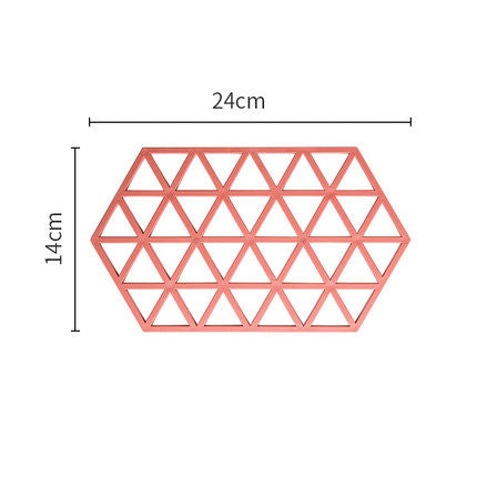 Nordic High-Temperature Hexagonal Table Mats (Set)