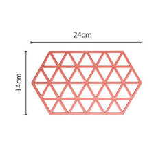 Nordic High-Temperature Hexagonal Table Mats (Set)