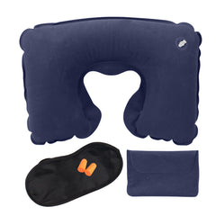 Portable U-Shaped Inflatable Travel Neck Pillow
