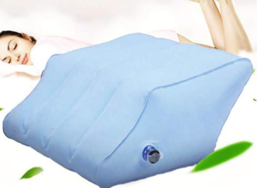 2-in-1 Portable Inflatable Leg and Knee Wedge Pillow
