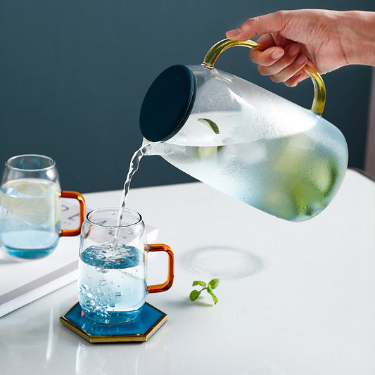 High-Temperature Resistant Glass Water Jug Set