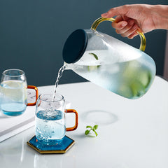 High-Temperature Resistant Glass Water Jug Set