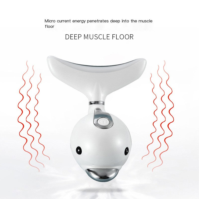 Dolphin Neck Care Device for Wrinkle Reduction and Lifting
