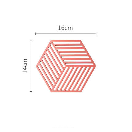 Nordic High-Temperature Hexagonal Table Mats (Set)