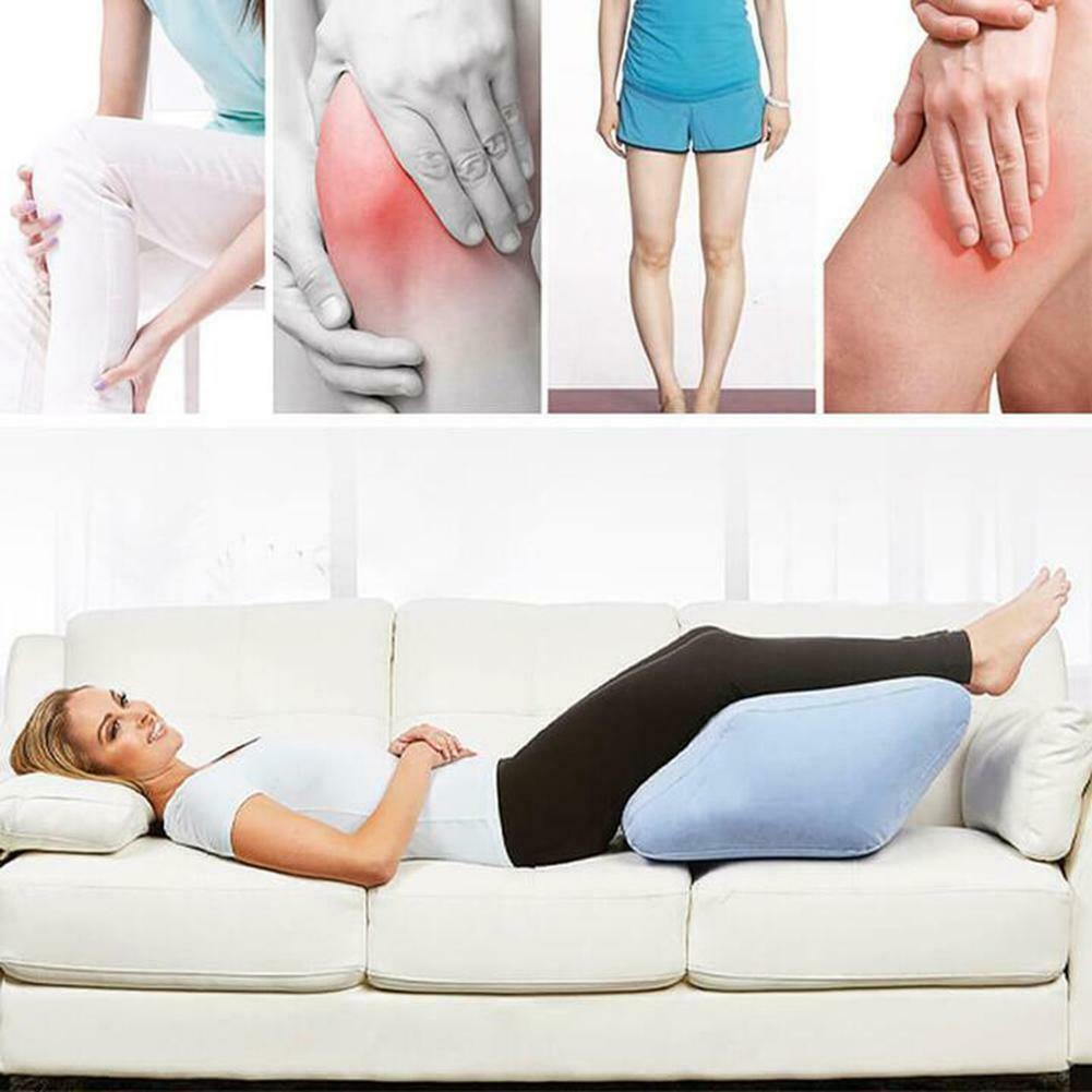2-in-1 Portable Inflatable Leg and Knee Wedge Pillow