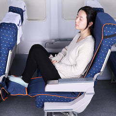 Travel Comfort Set: Inflatable Footrest & Neck Pillow