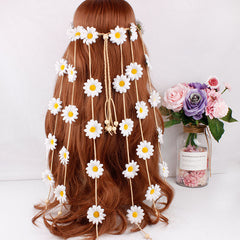 Bohemian Daisy Flower Headband and Hair Accessory