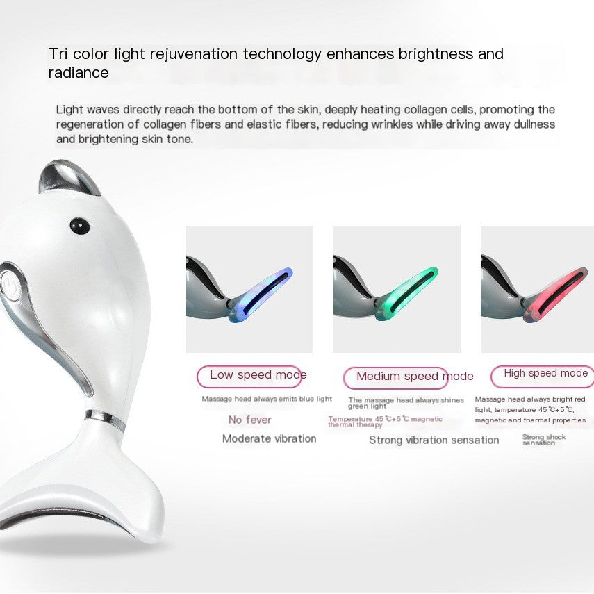 Dolphin Neck Care Device for Wrinkle Reduction and Lifting