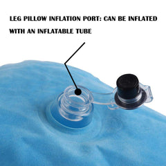 2-in-1 Portable Inflatable Leg and Knee Wedge Pillow