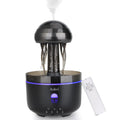 Jellyfish Essential Oil Diffuser 300ml Ultrasonic Aromatherapy Diffuser 4 Timer Settings 7 Color Changing LED Jellyfish Cool Mist Humidifier for Office and Home Great Gift for Holidays（Black）