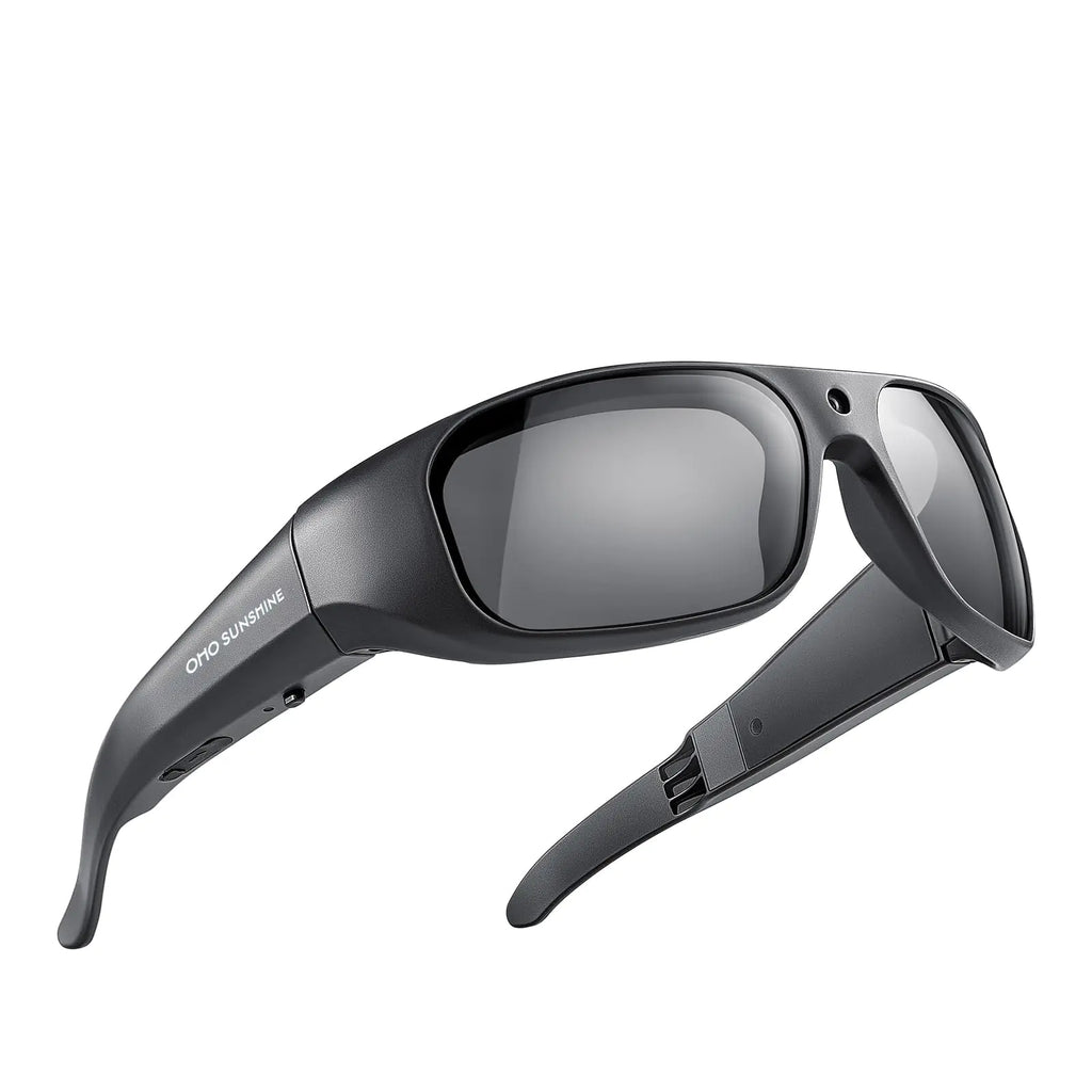 OhO sunshine Camera Sunglasses4K Video 24M Resolution H.265 Smart Glasses with Built-in 64G MemorySafety Sunglasses for Outdoor Adventures