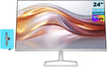HP Series 5 524sf Monitor 94C17AA#ABA (Replaces M24f) Bundle with Docztorm Dock 24" FHD IPS (1920x1080) Display 1x HDMI 1x VGA Flicker-Free Ideal for Home & Business Black/Silver
